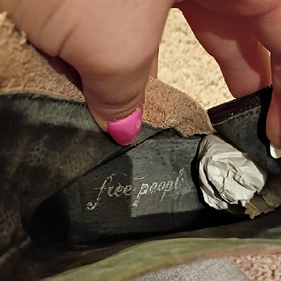 Free People Brown and Black Ankle Booties - Picture 3 of 6